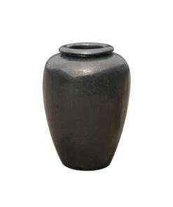 Premium Glaze Temple Jar Large Sapphire